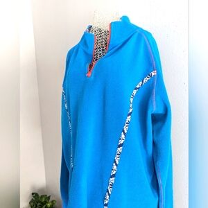 Hatley Bright Blue Trimmed Running Fleece